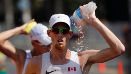 In January, Canadian race walker Evan Dunfee tweeted a picture of his running shoes, which were worn almost through at the toes despite the fact they were barely two weeks old. ATH Dunfee Shoe Deal 20170209