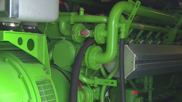 Gas engine in Generator unit