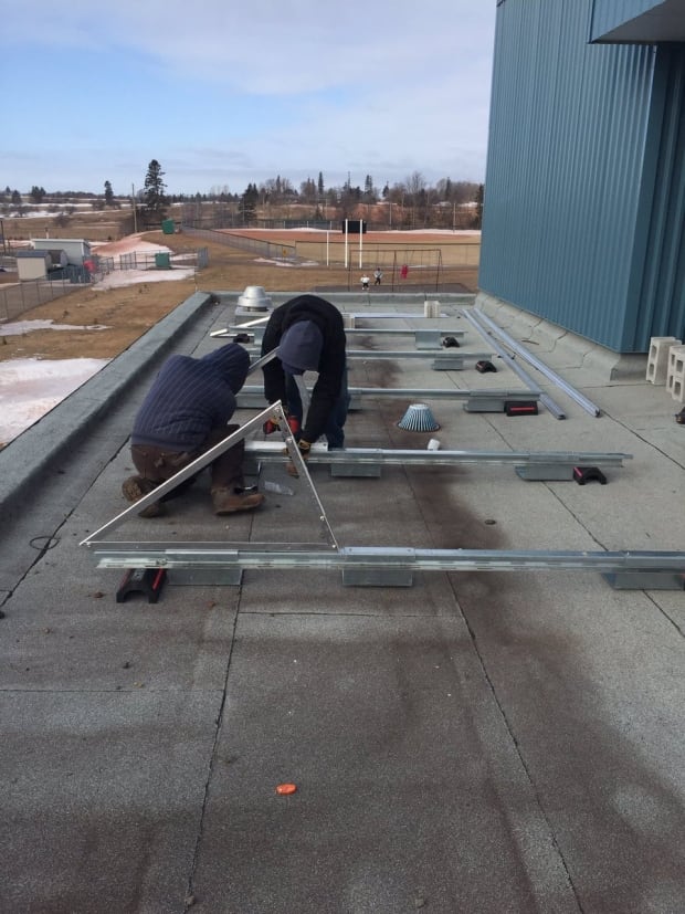 Solar panel installation