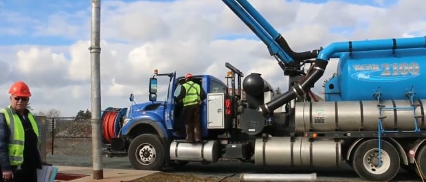 Halifax Water vacuum truck
