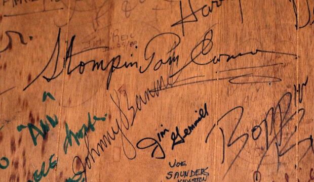 Toronto Matador Stompin' Tom Sign