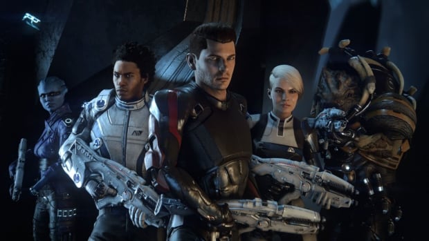 Mass Effect Andromeda squad shots