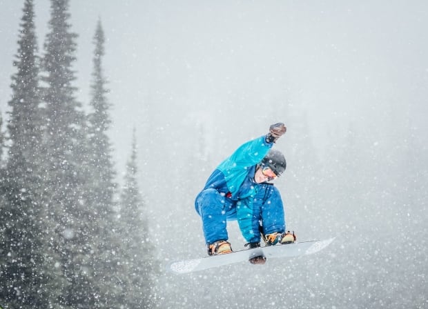 Apex Mountain snowboarder