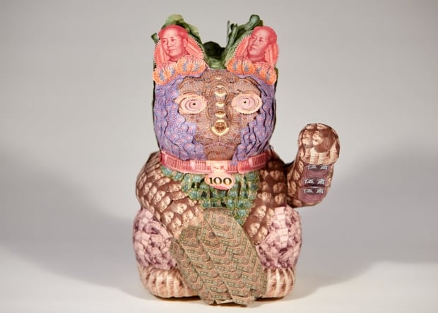 money taxidermy meow mao