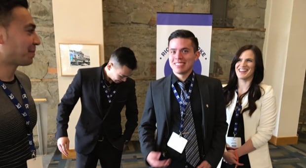 Youth delegates at PC leadership convention decline invitation to join group photo