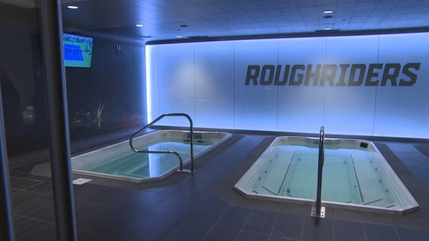 Mosaic Stadium hydrotherapy tubs