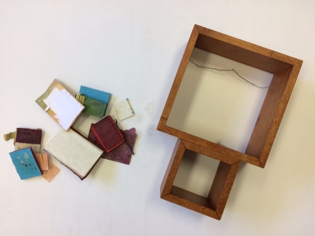 Anne Stinner's damaged art