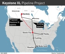 Keystone XL map March 2017