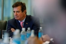 Paul Manafort at meeting in Trump Tower