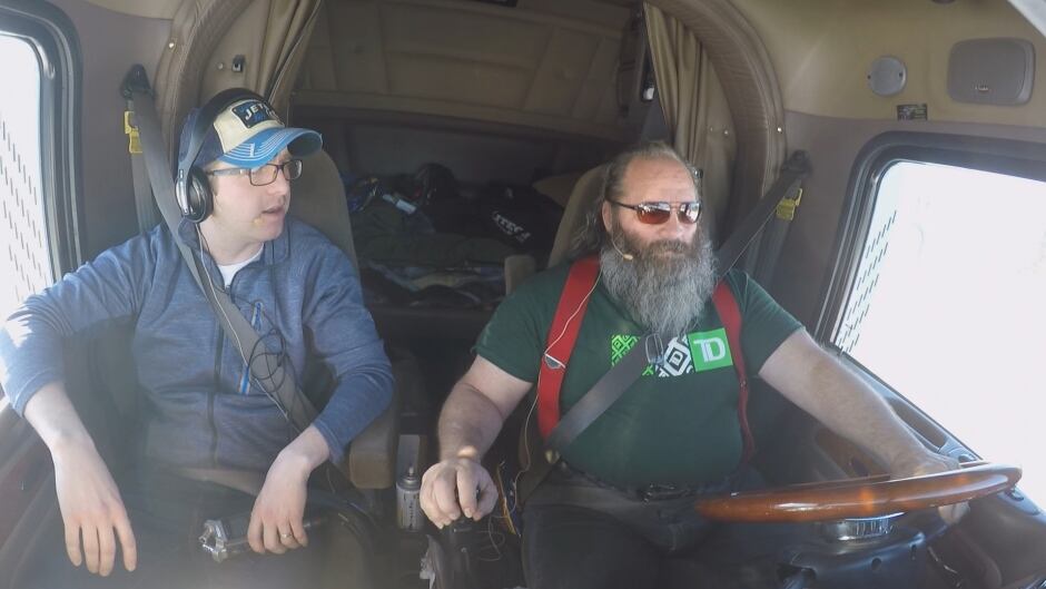 Brett Purdy hit the highway for three days with his estranged father, Ray Purdy.