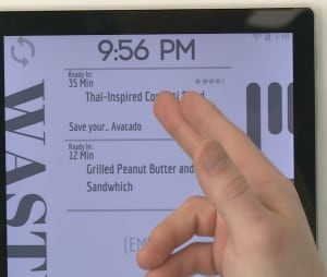 Food waste tablet