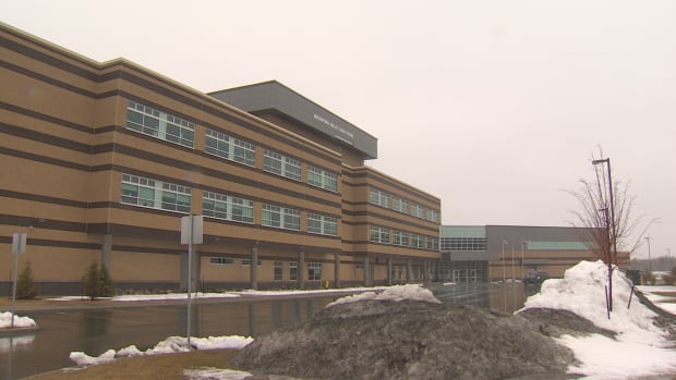 Waterford Valley High School damage storm March 31, 2017