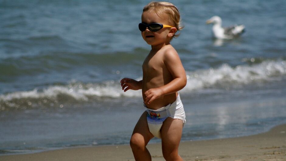 Not too many places to keep your wallet at the beach. But in your sunglasses?