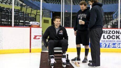 Talk about a memorable morning skate! Craig Cunningham skates again