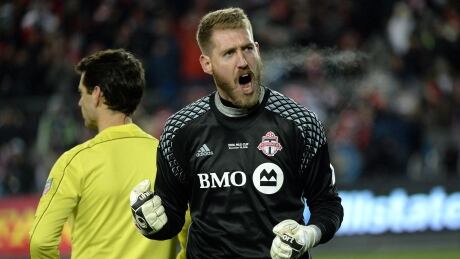 Toronto FC goalkeeper Clint Irwin, seen above in last season's MLS Cup final, was hurt during TFC's home opener on Friday. irwin-clint-121016-620
