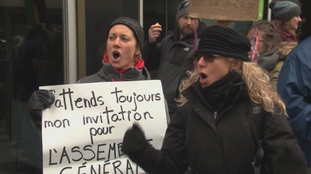 bombardier protest teacher