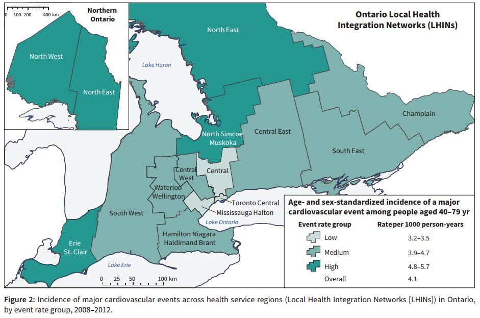 Waterloo Wellington Lhin Map Waterloo Region Okay, But Not Great For Heart Health | Cbc News