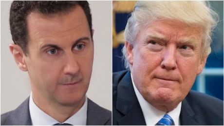 Syrian President Bashar Assad and U.S. President Donald Trump Assad/Trump