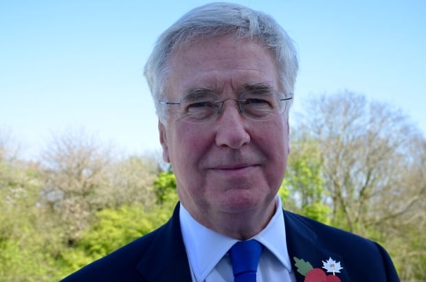 British Defence Secretary Michael Fallon