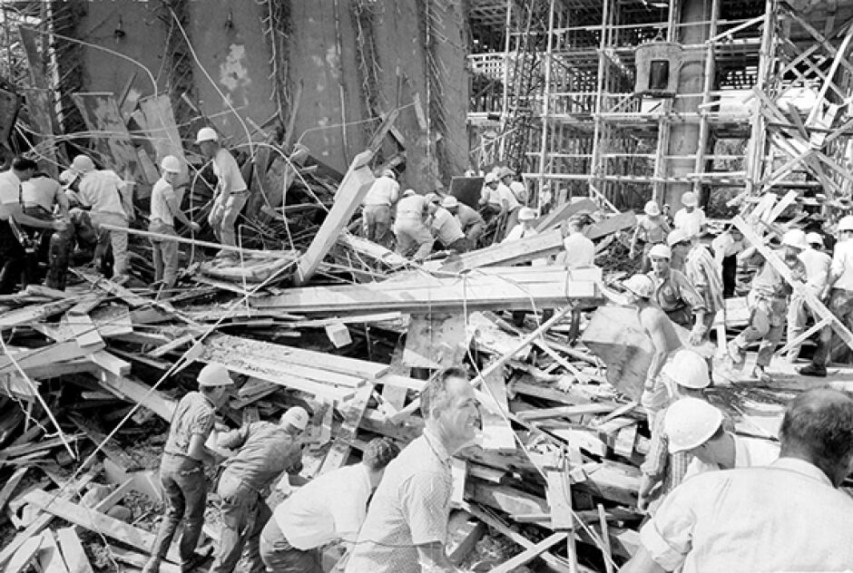 Heron Road Bridge collapse 1966