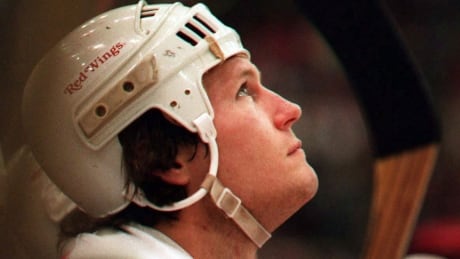 Detroit Wings Bob Probert checks the scoreboard out from the bench during a NHL hockey game against the Dallas Stars in Jan. 1994. Probert knew the fierce pounding he dished out and received over 16 seasons as an NHL enforcer was taking its toll as he got older. That's why he wanted his brain to be analysed once he died.Even though heart failure ultimately ended his life last July at age 45, Probert also was living with a damaged brain.THE CANADIAN PRESS/AP/Detroit Free Press, Julian H. Gonzalez) MANDATORY CREDIT DETROIT FREE PRESS probert-bob-1180