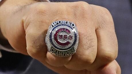 The Chicago Cubs were given their World Series rings after winning their first championship in 108 years last fall. 95320584