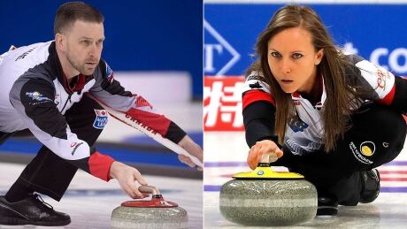 Canada's Brad Gushue and Rachel Homan, who recently won world curling titles, have won their opening two matches at the Players' Championship in Toronto. gushue-brad-1180