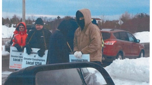 Pickets at French Home