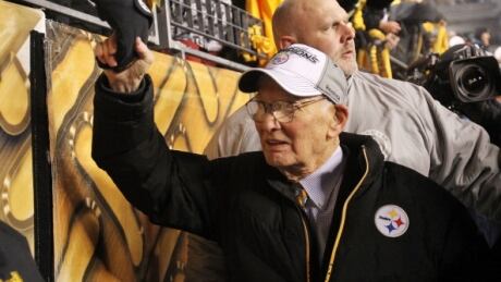 Dan Rooney, as chairmain of the Pittsburgh Steelers, helped develop the rule under which NFL teams are required to interview minority candidates for coaching and front-office positions. Dan-Rooney-Steelers