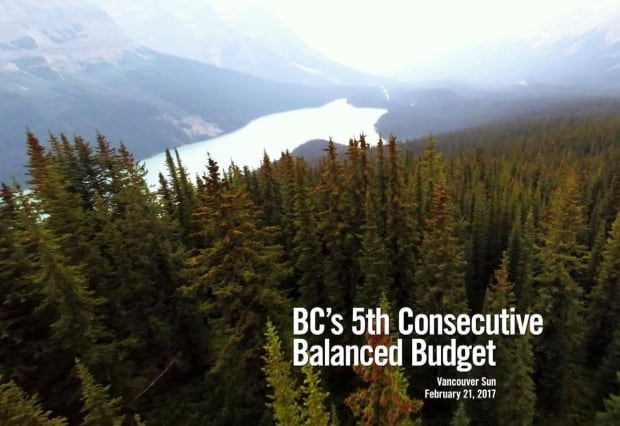 screen grab B.C. Liberal attack ad, Peyto Lake