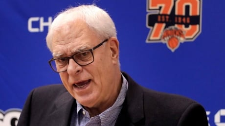 New York Knicks president Phil Jackson answers questions during a news conference at the team's training facility on Friday in Greenburgh, N.Y. jackson-phil-041417-620