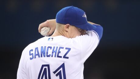 Pitcher Aaron Sanchez has been placed on the 10-day disabled list by the Toronto Blue Jays with a right middle finger blister. Sanchez-Aaron-04042017