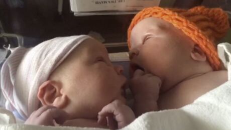Mavis and Curtis Ure's twin boys