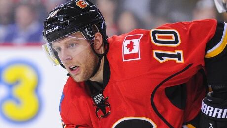 Calgary's Kris Versteeg knows that part of his job is to get under the opponent's skin. der_8600copy.jpg