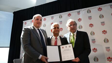 The unified bid launched this month is currently FIFA's only realistic option for the expanded 48-team World Cup in 2026. FIFA-World-Cup-Bid