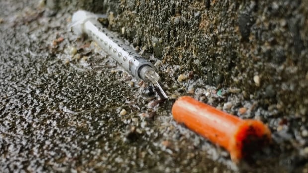 Discarded needle