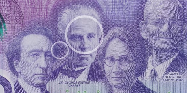 Changes to $10 commemorative banknote - detail