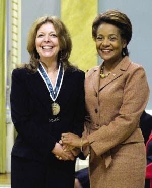 Wendy Robbins and former governor general Michaele Jean
