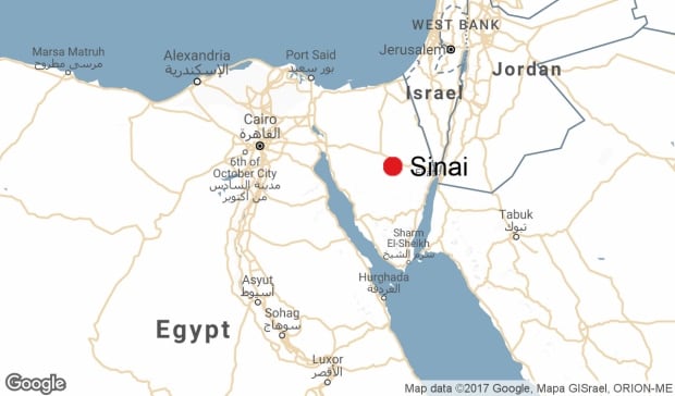 Locator Map: Sinai peninsula