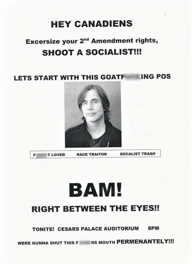 Jackson Browne threats