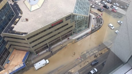 Portage and Main flood