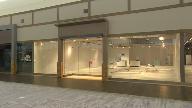 A look inside one of the stores that will open within Outlet Collection Winnipeg on May 3.