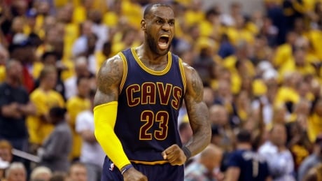 LeBron James' triple-double fueled the Cavaliers' comeback against the Pacers on Thursday night. Cavaliers Pacers Basketball