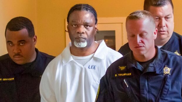 Ledell Lee appears in Pulaski County Circuit Court for a hearing in which lawyers argued to stop his execution. Lee was executed late Thursday having been convicted of killing a woman with a tire iron in Februa