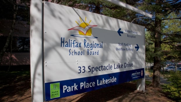 Halifax Regional School Board sign