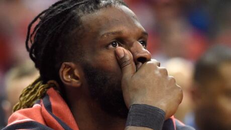 DeMarre Carroll admits the Raptors were a tired team when they lost to the Cleveland Cavaliers in last year's NBA playoffs (above), which is why he says it's vital they finish off Milwaukee in Game 6 on Thursday. BKN Cavaliers Raptors 20160527
