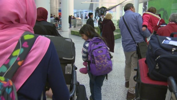 Family arrives in Toronto