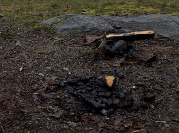 tire remnants