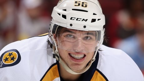 The Predators' Kevin Fiala pictured during a Dec. 10, 2016 game against the Coyotes at Gila River Arena in Glendale, Ariz. fiala-kevin-161210-1180