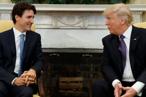 APTOPIX Trump US Canada
